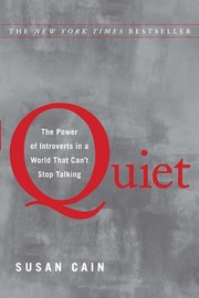 Book cover of Quiet: The Power of Introverts in a World That Can't Stop Talking